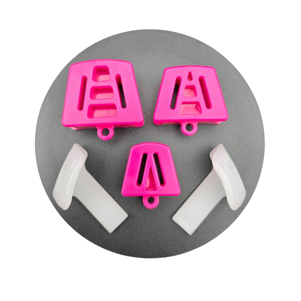 Abreboca de 3 piezas con 2 aisladores de lengua