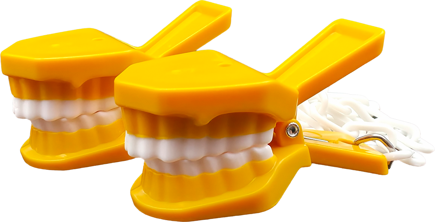 Caiman o porta toalla de tipodonto Clip dental
