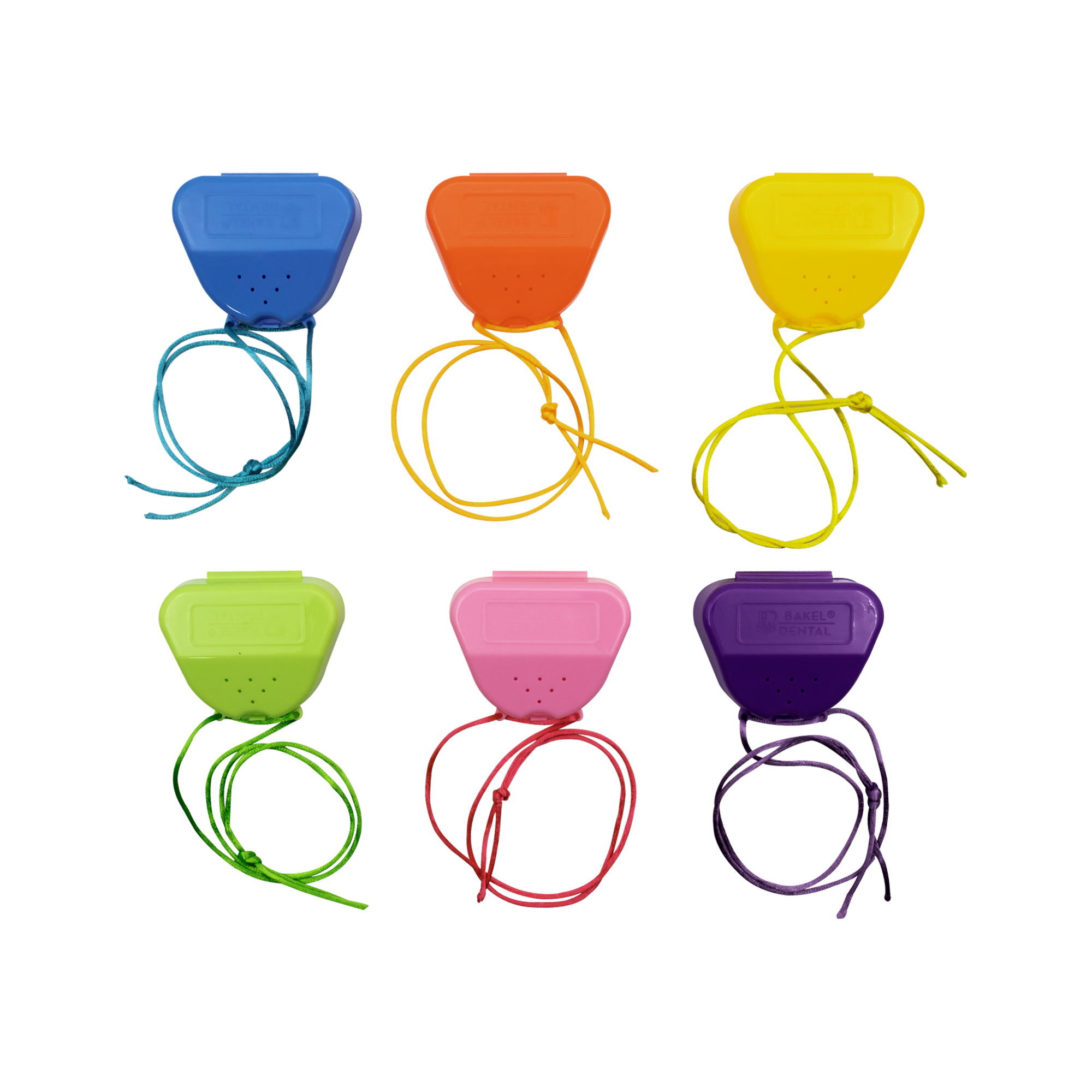 Caja guarda para ortodoncia triangular