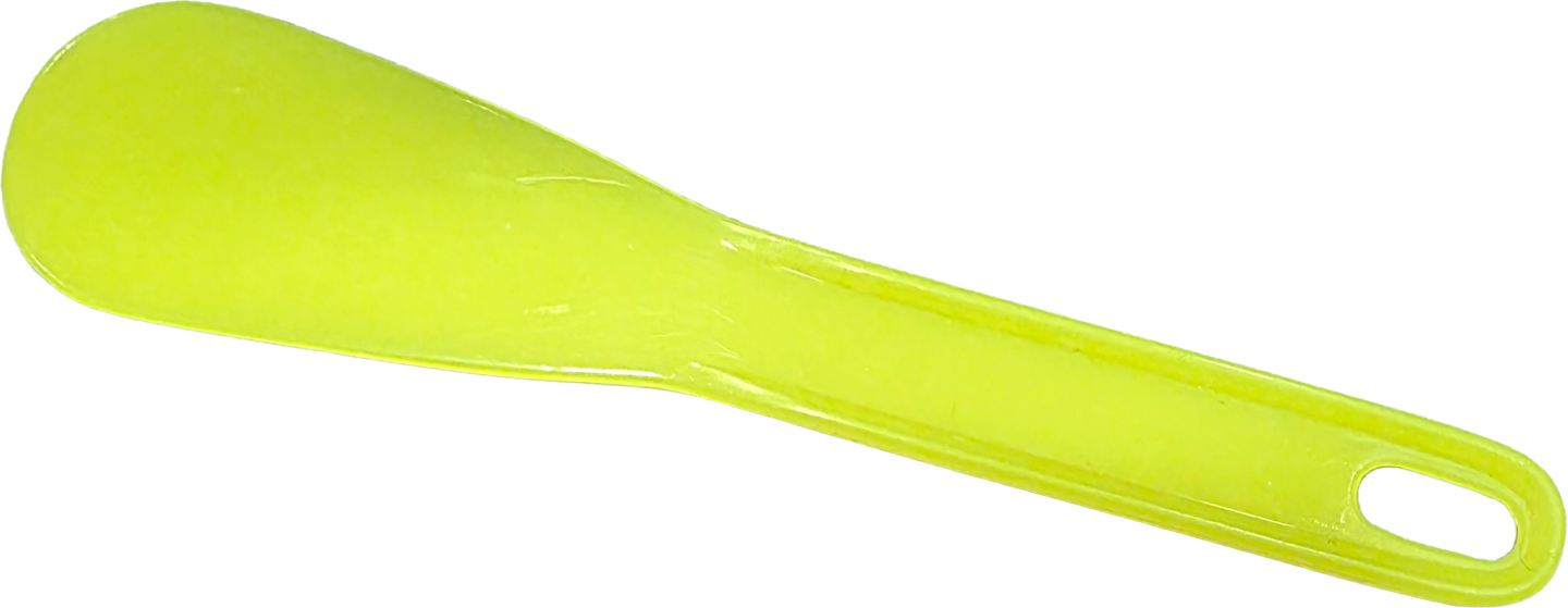 Espátula de plástico para alginato cola de castor