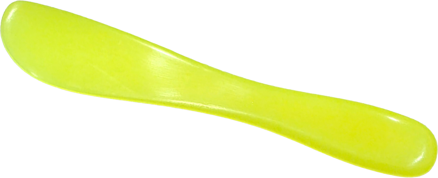 Espátula de plástico para alginato forma de cuchillo