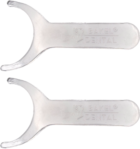 Retractor oclusal recto infantil transparente