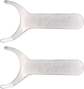 Retractor oclusal recto infantil transparente