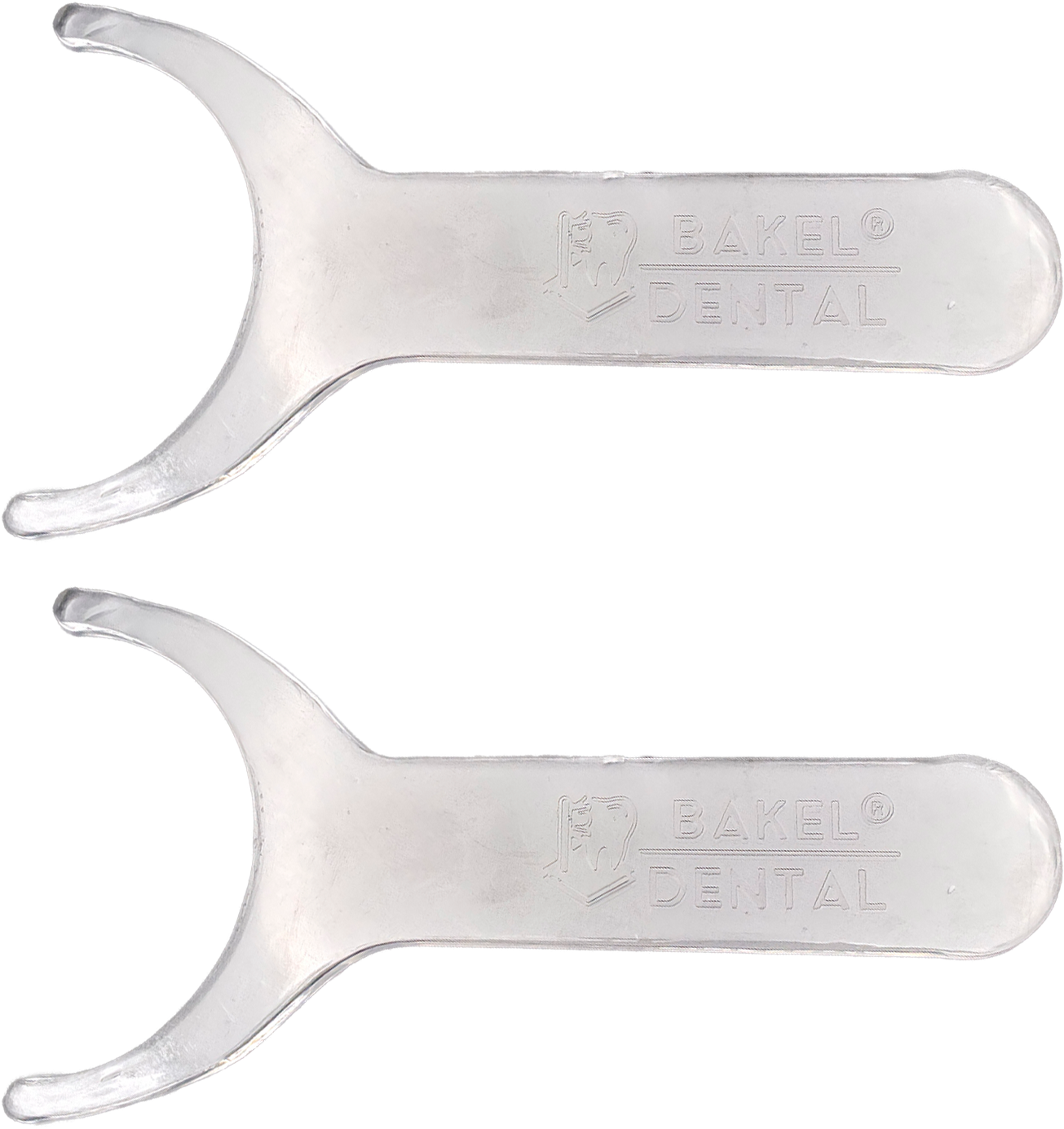 Retractor oclusal recto infantil transparente