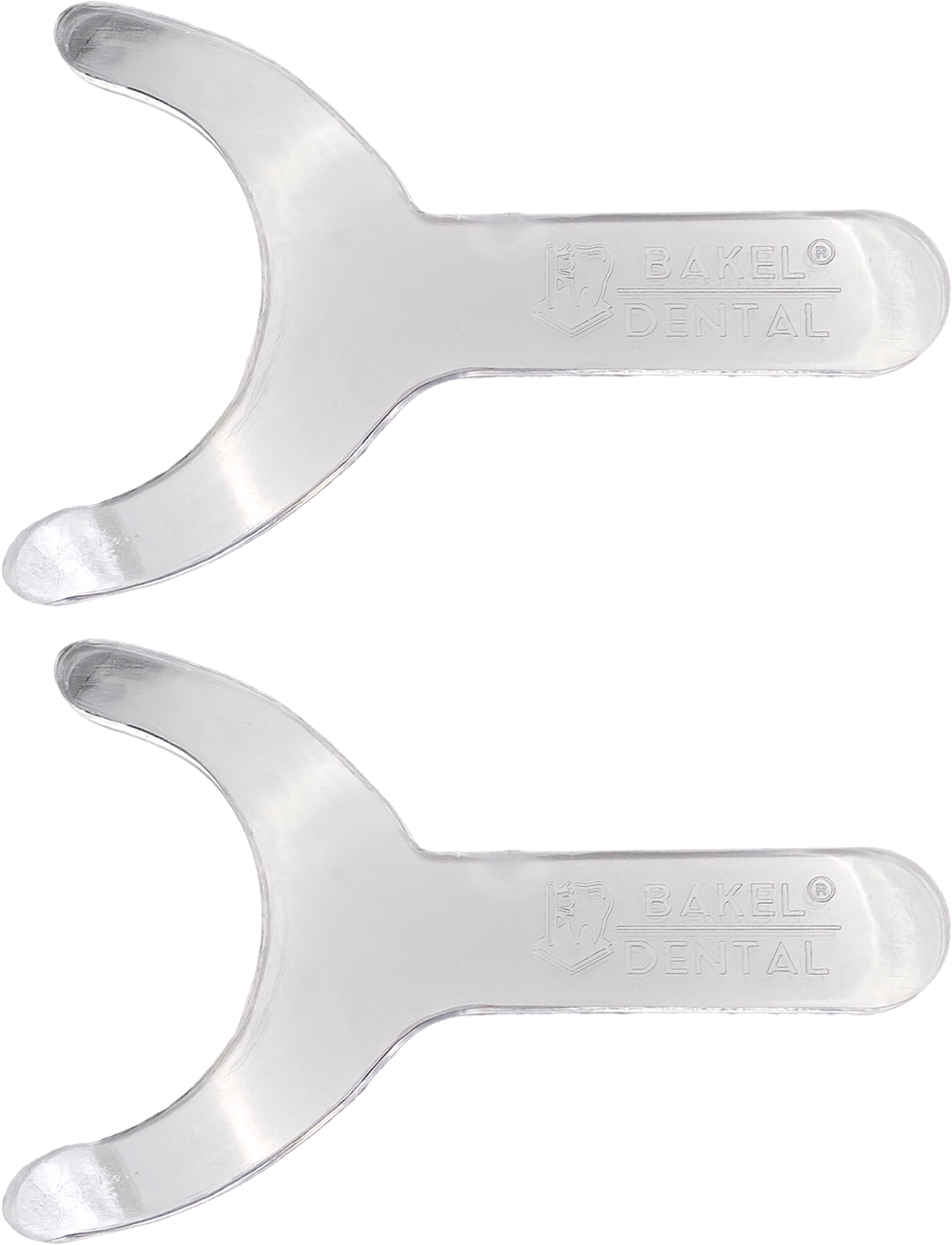 Retractor oclusal recto adulto transparente