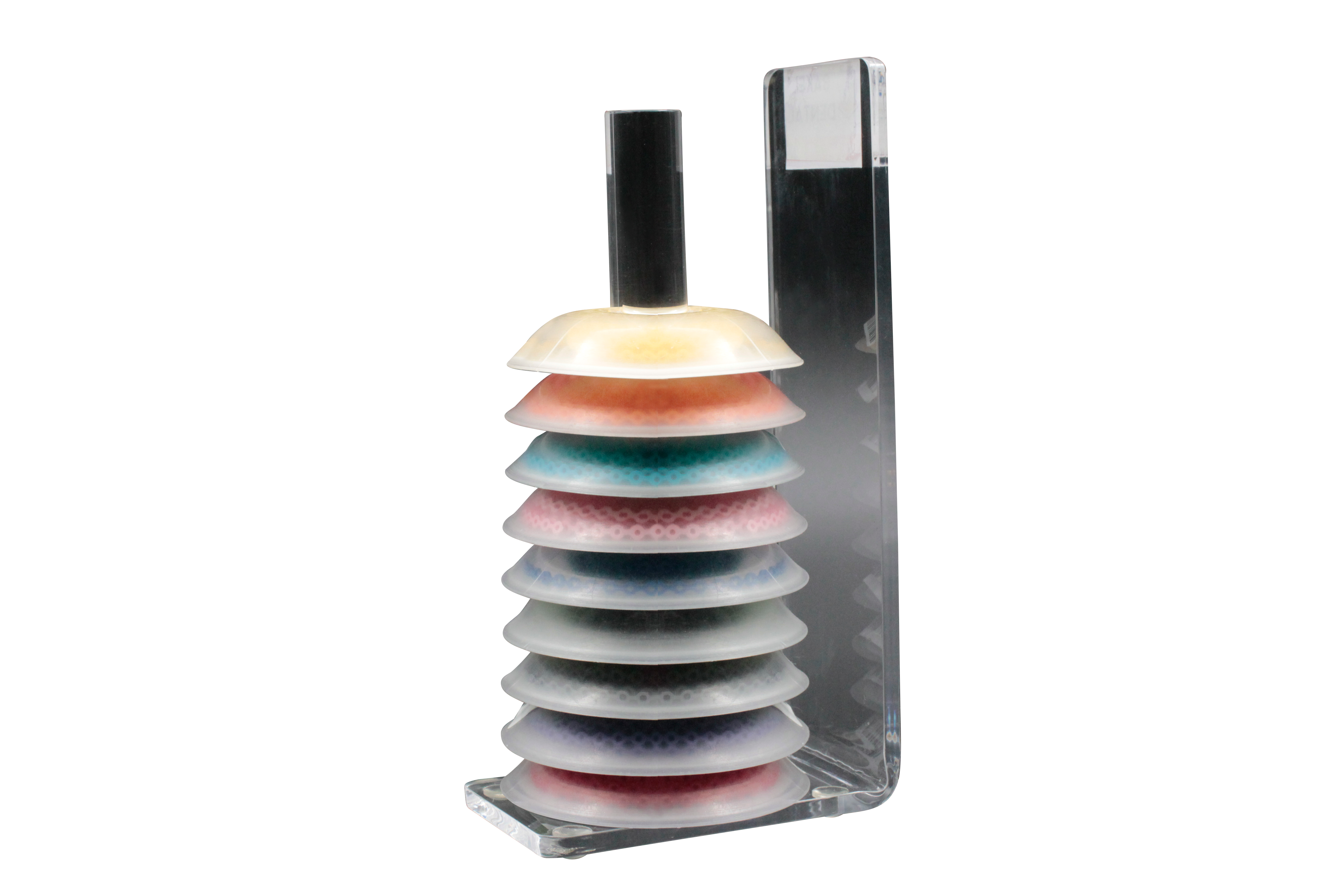 Porta carrete de cadena elástica