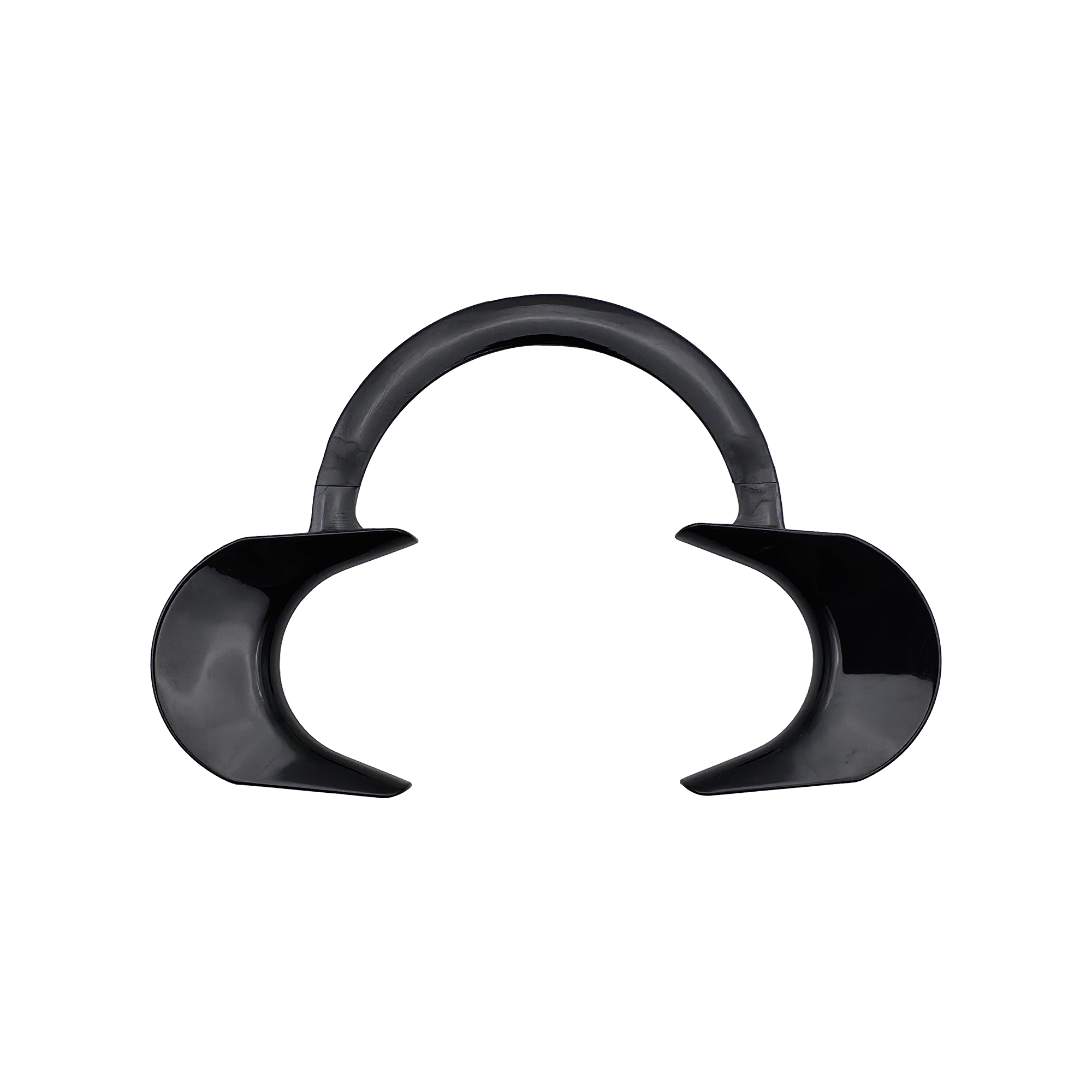 Retractor de carrillos circular de plástico adulto negro