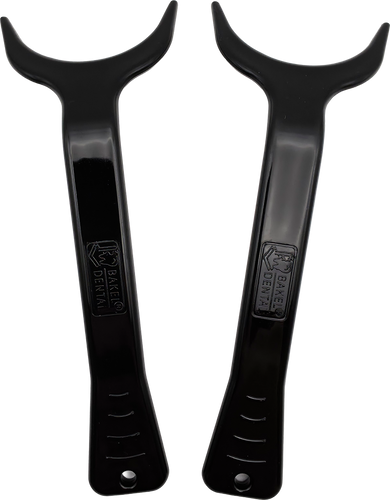 Retractor oclusal curvo negro