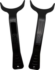 Retractor oclusal curvo negro