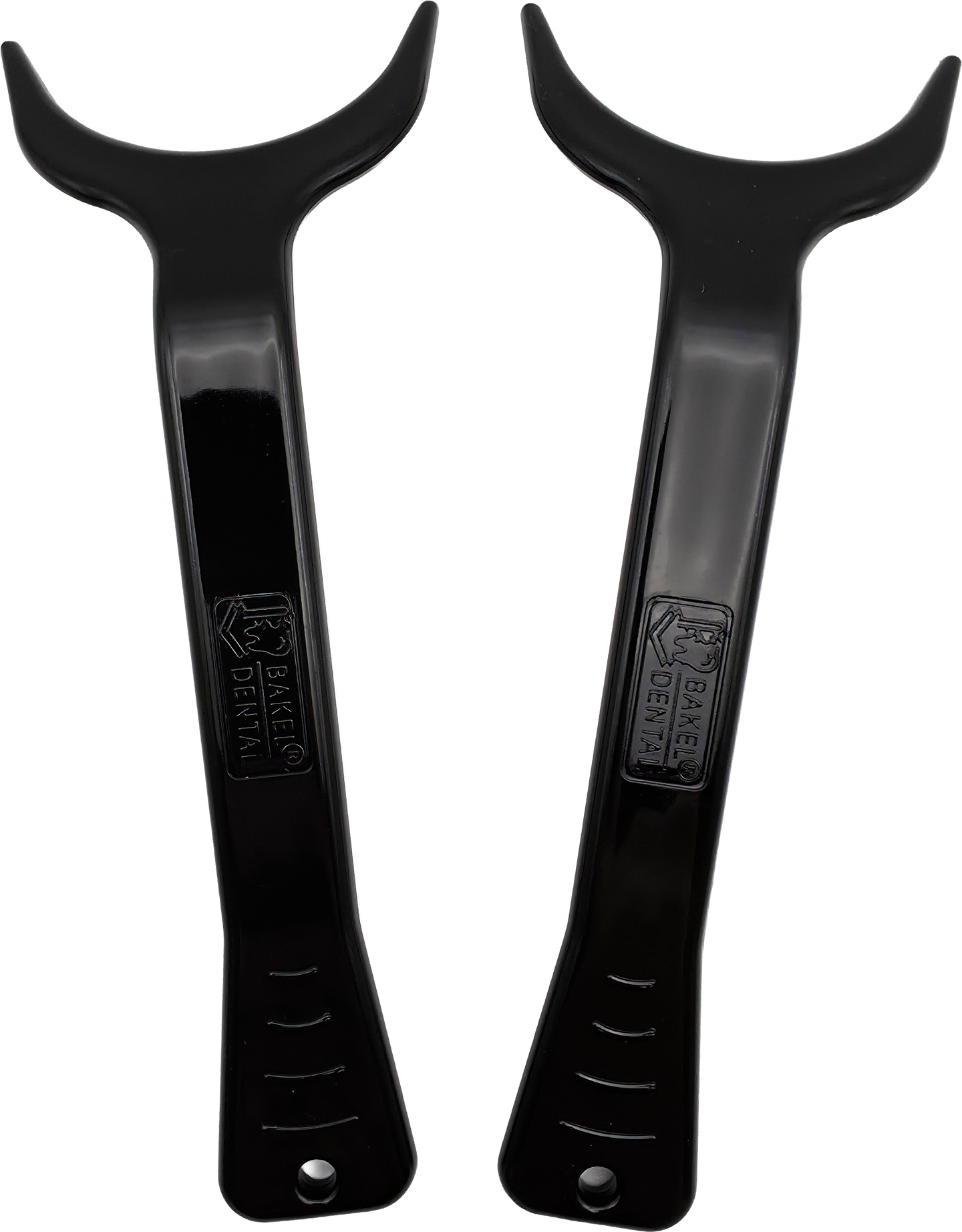 Retractor oclusal curvo negro