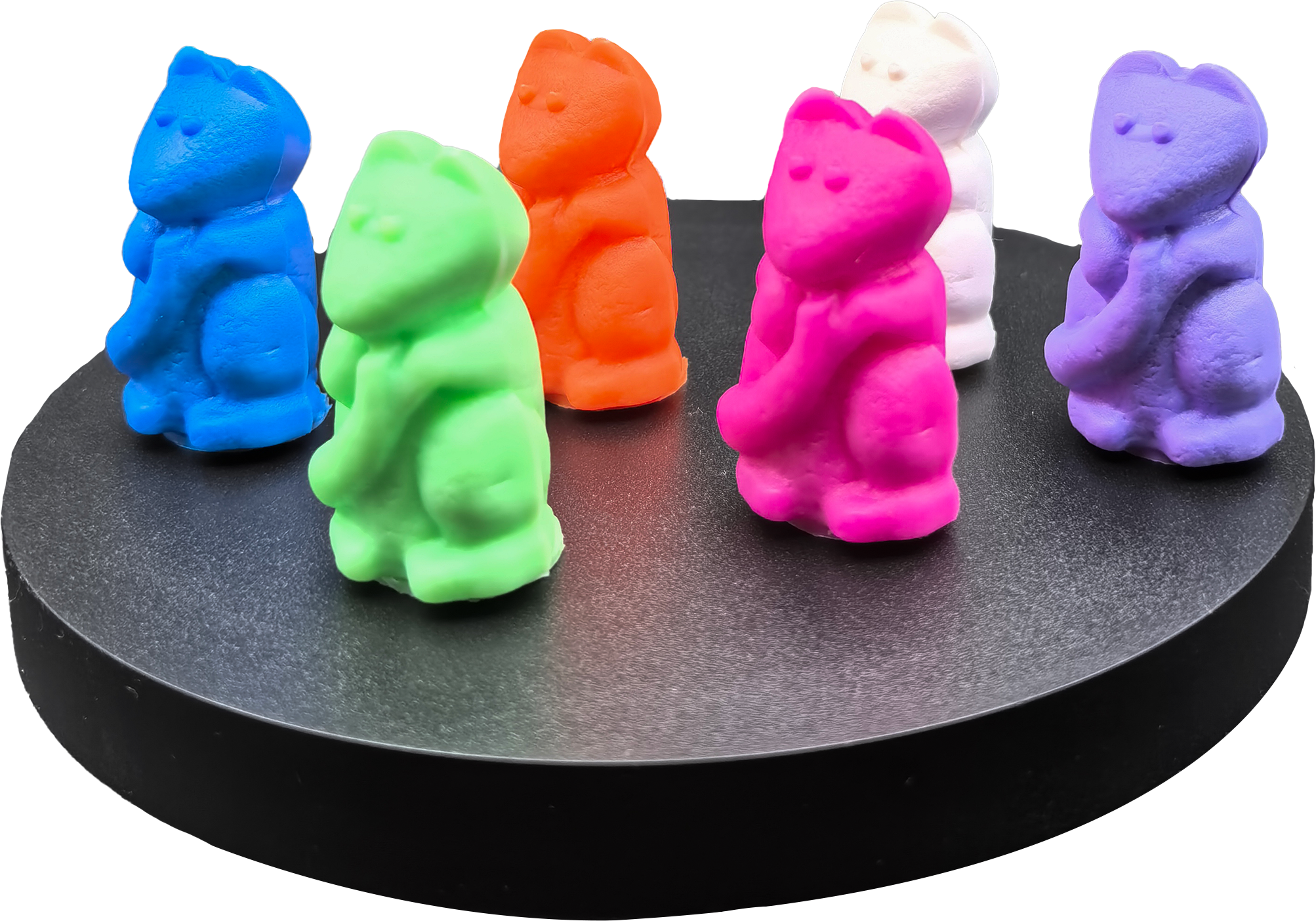 Cofres de ratón grande Sentado de colores