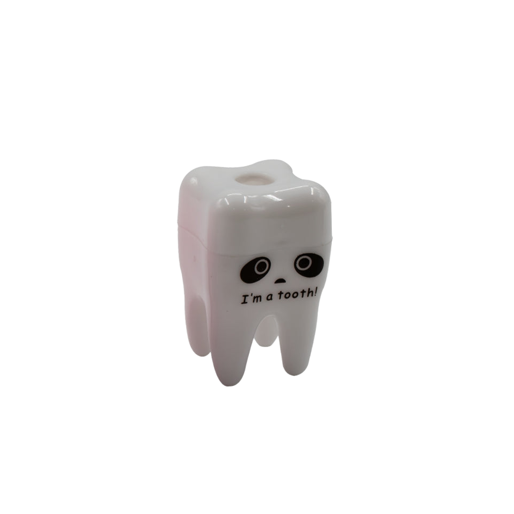 Sacapuntas en forma de muelita