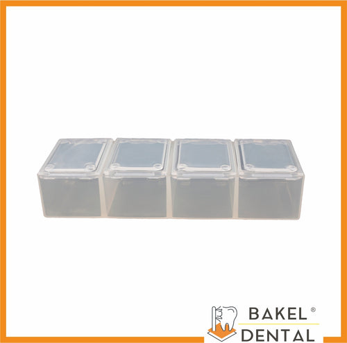 Caja porta brackets grande con 4 divisiones