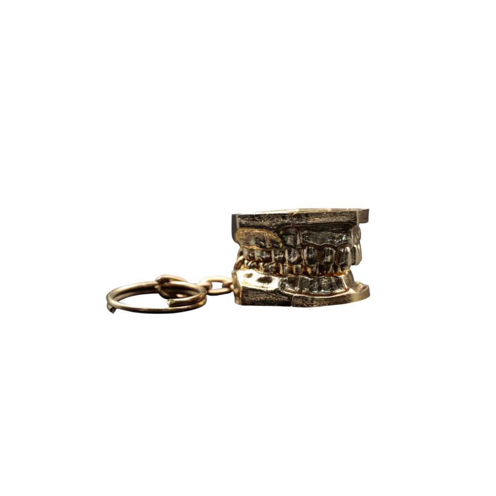 Llavero de tipodonto completo metalizado