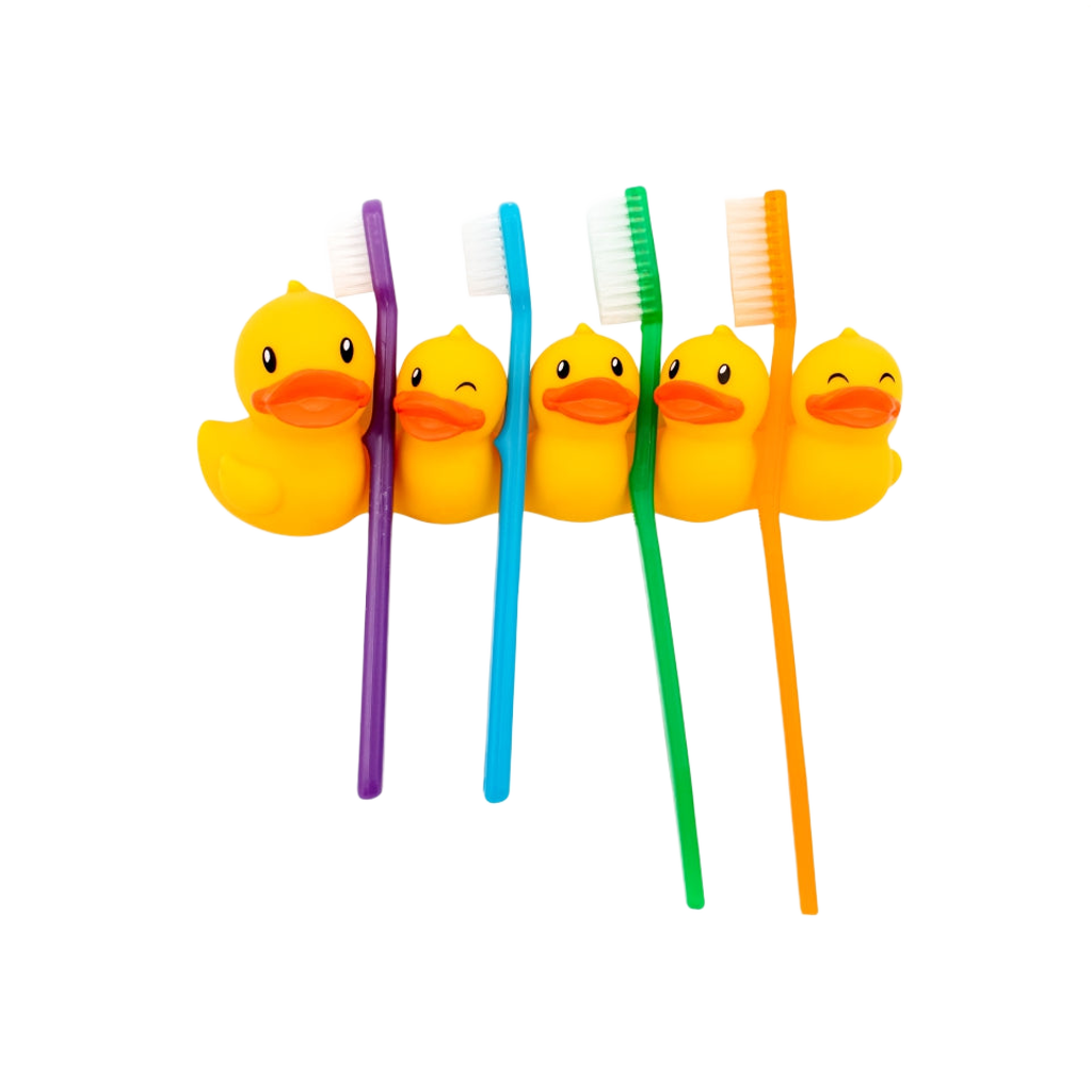 Porta cepillo patitos