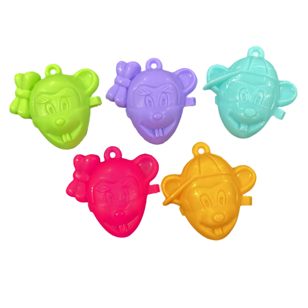 Cofre de raton y ratona forma de caritas