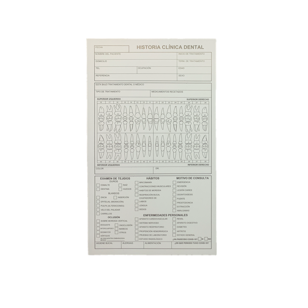 Historia Clínica Dental