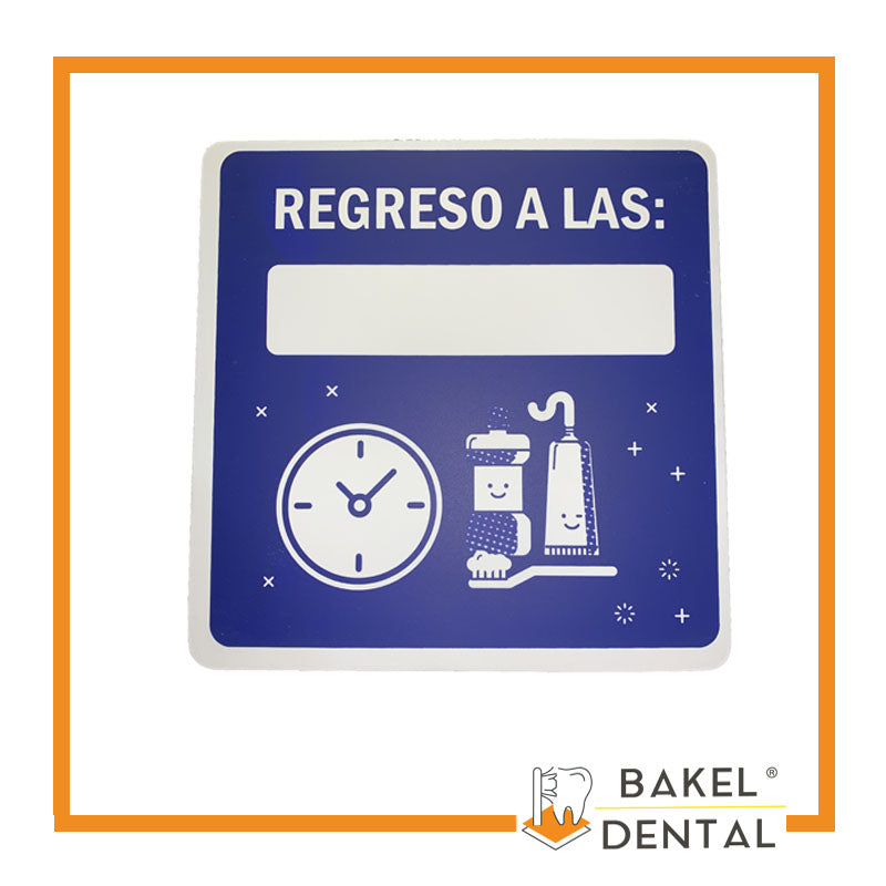 LETRERO REGRESO A LAS