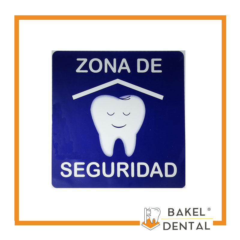 LETRERO ZONA DE SEGURIDAD